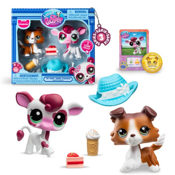 Littlest Pet Shop G7 S3 #150-151 Cowabunga Pet Pair