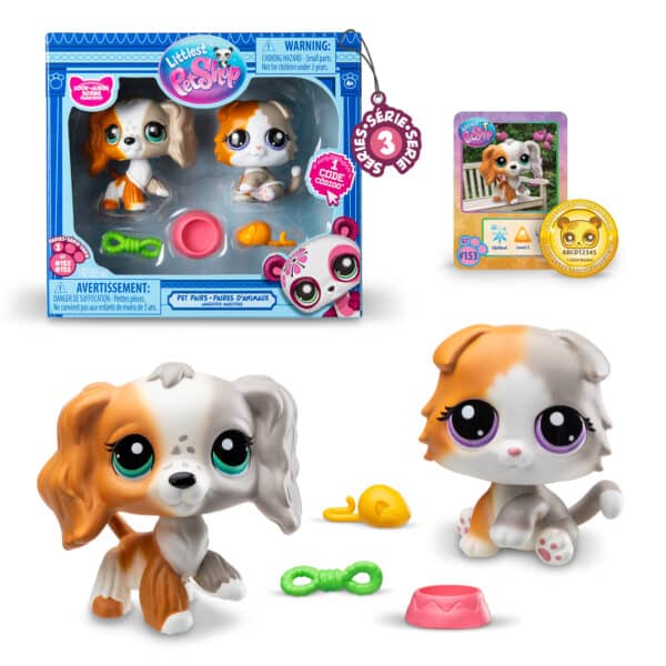 Littlest Pet Shop G7 S3 #152-153 Look-Alikes Pet Pair