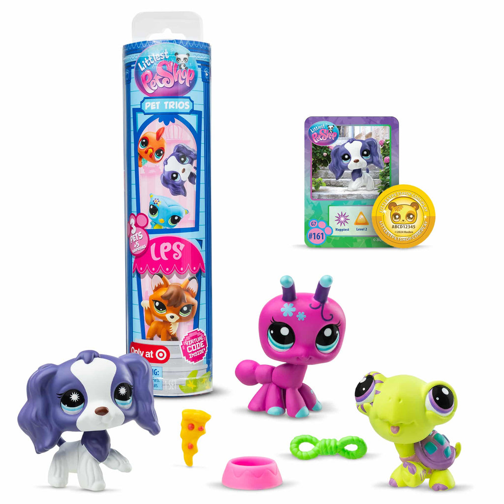 Littlest Pet Shop G7 S3 Backyard Pets Trio #160- #162