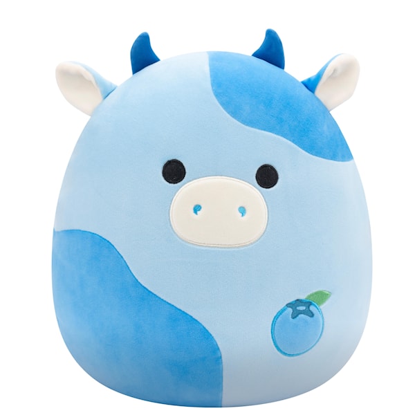 Squishmallows 30 cm P21 Cow - Lehmä Mustikka Rutanya pehmolelu
