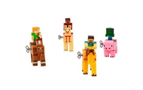 Minecraft 3D Wind-Up hahmo ja eläin