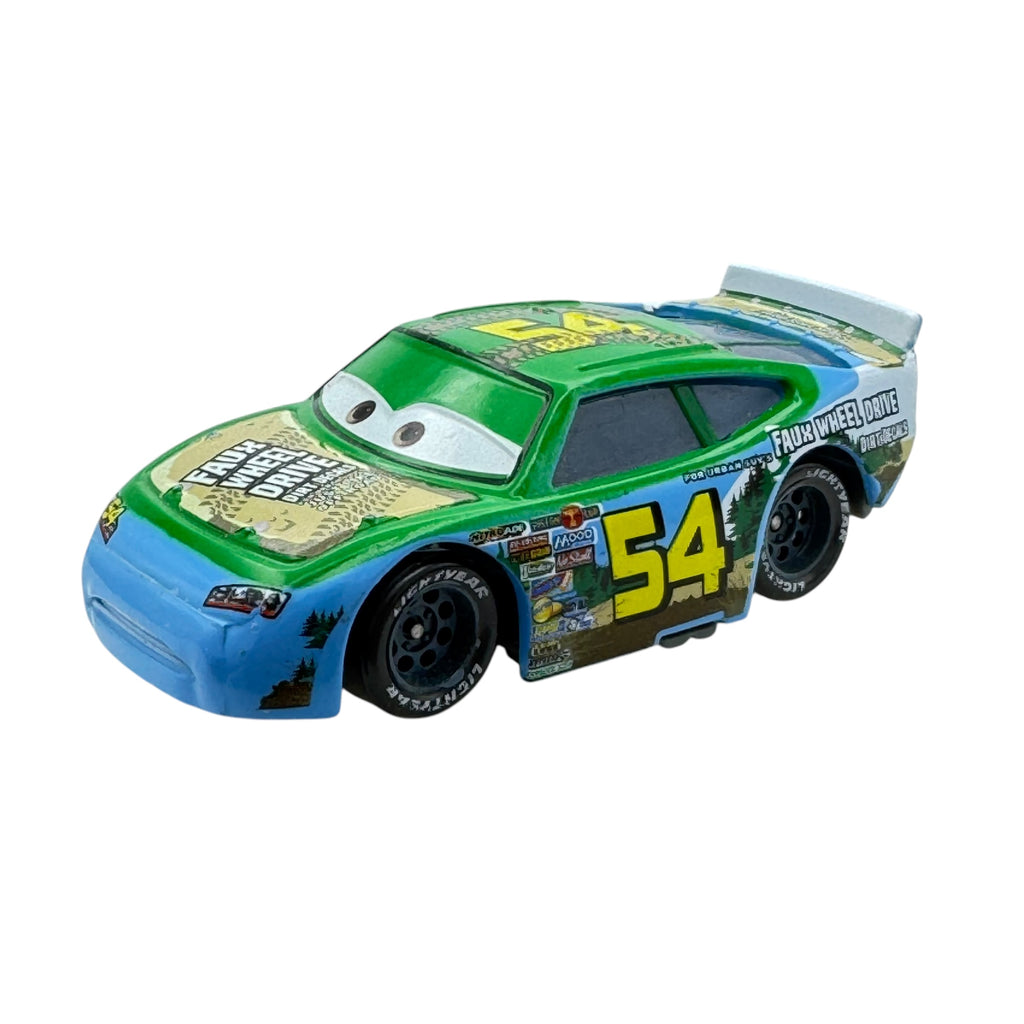Disney Pixar Piston Cup Green Johnny Blamer  - Second Hand