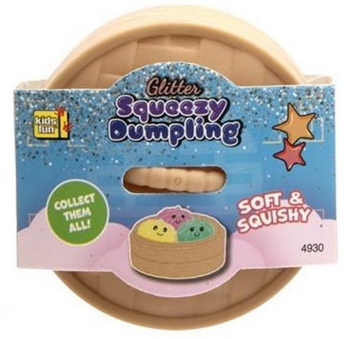 Surprise Squishy Dumpling Exclusive Glitter Edition stressilelu, 5,5cm