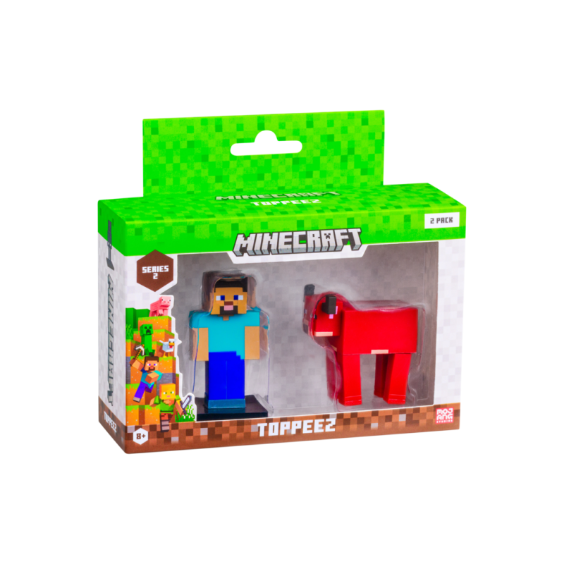 Minecraft 3D 6 cm hahmo 2 kpl