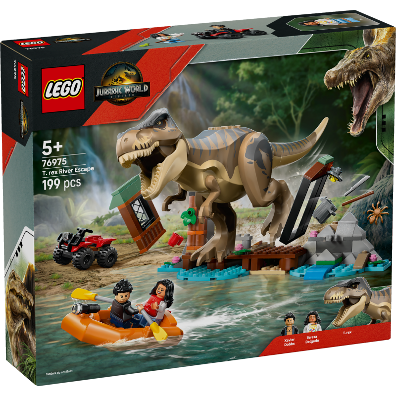 LEGO Jurassic World 76975 T. rex ja pako joella