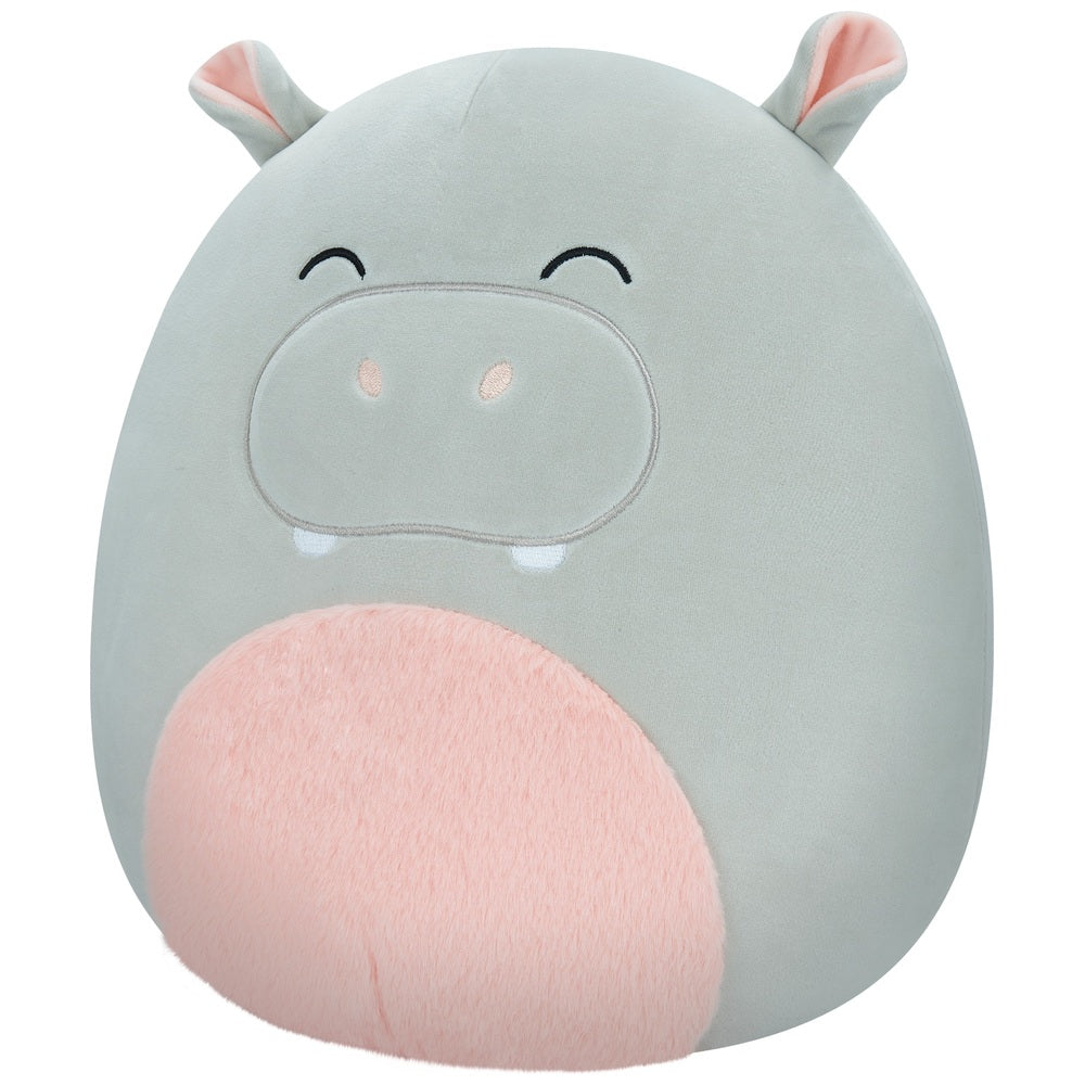 Squishmallows  30cm Harrison Grey Hippo P16