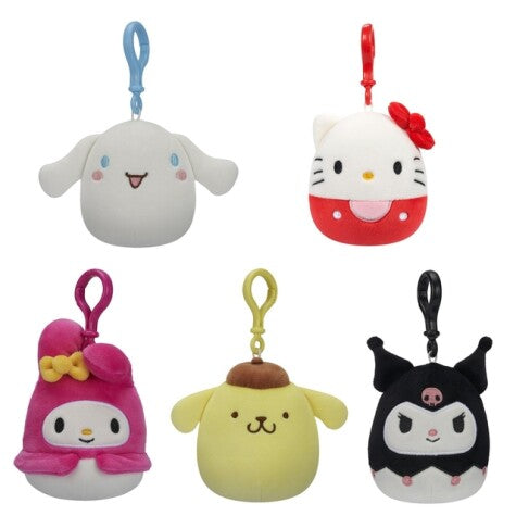 Squishmallows 9 cm Hello Kitty ja ystävät klipsipehmo