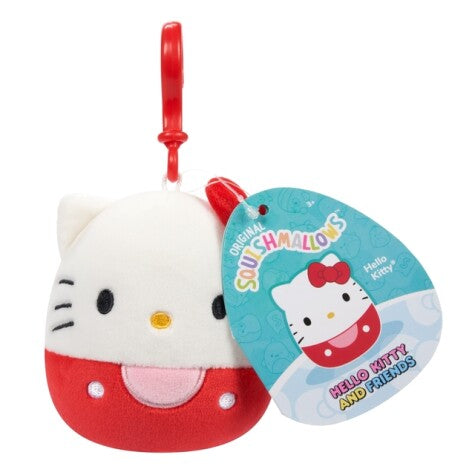 Squishmallows 9 cm Hello Kitty ja ystävät klipsipehmo