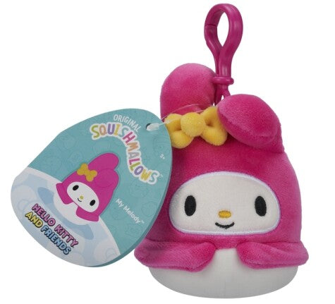 Squishmallows 9 cm Hello Kitty ja ystävät klipsipehmo