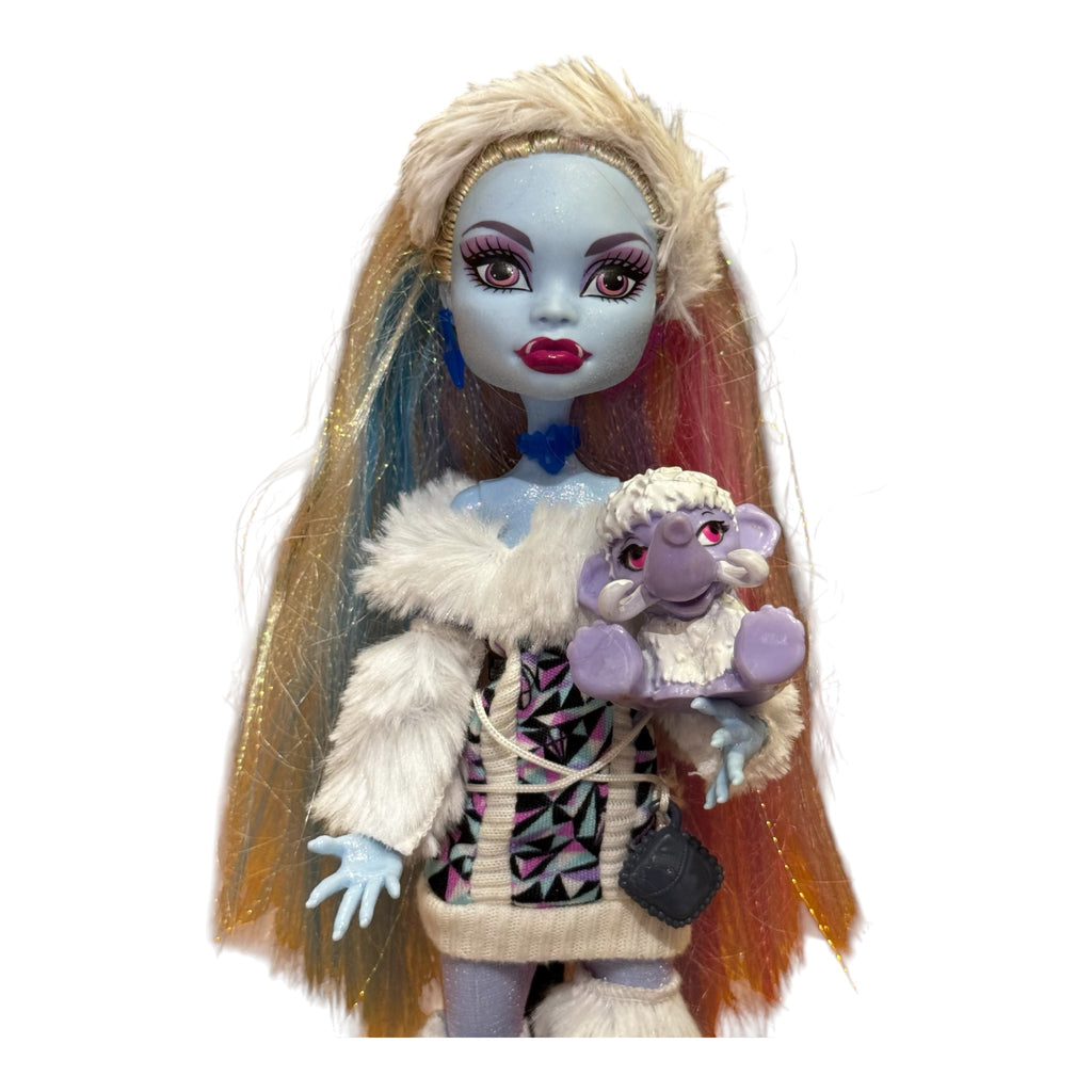 Monster High 1st Wave Abbey Bominable nukke ja teline
