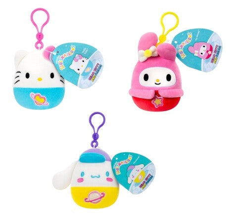 Squishmallows 9 cm Hello Kitty ja ystävät Kawaii Tokyo klipsipehmo