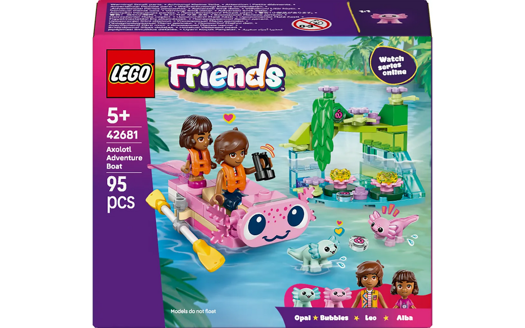 LEGO Friends 42681 Aksolotli-seikkailuvene