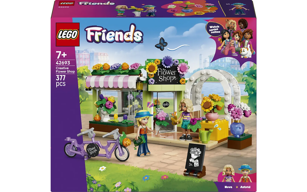 LEGO Friends 42693 – Luovuuden kukkakauppa