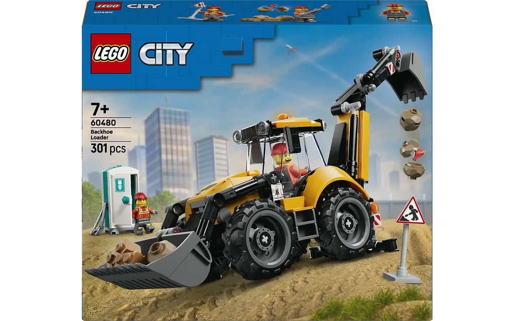LEGO City Great Vehicles 60480 – Keltainen traktorikaivuri