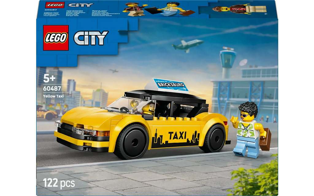 LEGO City Great Vehicles 60487 Keltainen taksi