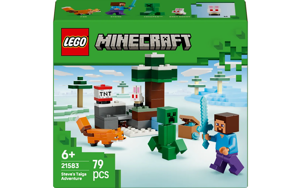 LEGO Minecraft 21583 Steven seikkailu Taiga-metsässä