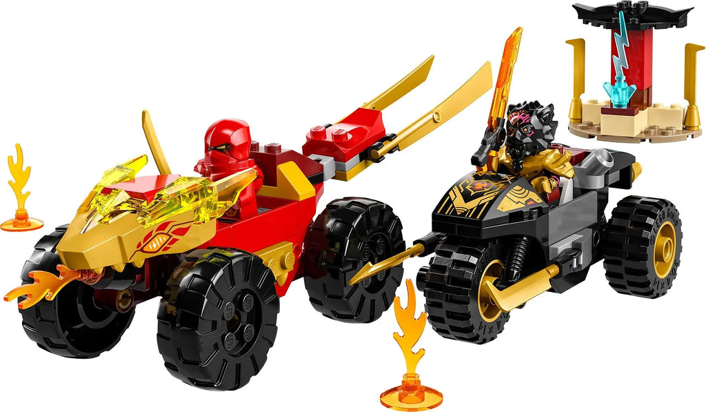 LEGO Ninjago 71789 - Kain ja Rasin auto- ja motskaritaistelu