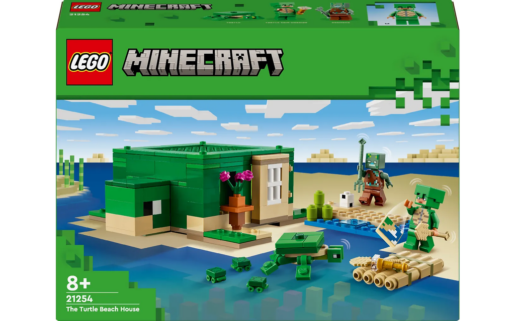 LEGO Minecraft 21254 - Kilpikonnarannan talo