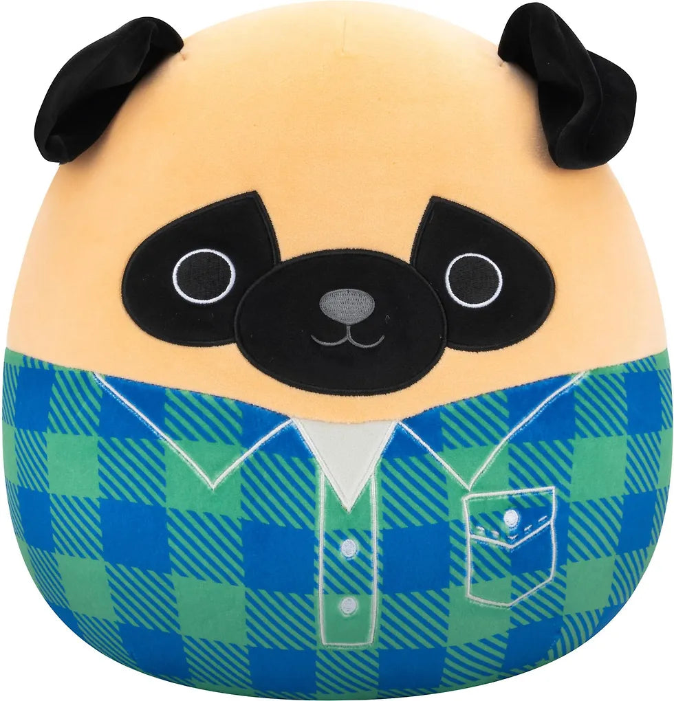 Squishmallows 30 cm P20 Prince Pug  - Koira pehmolelu