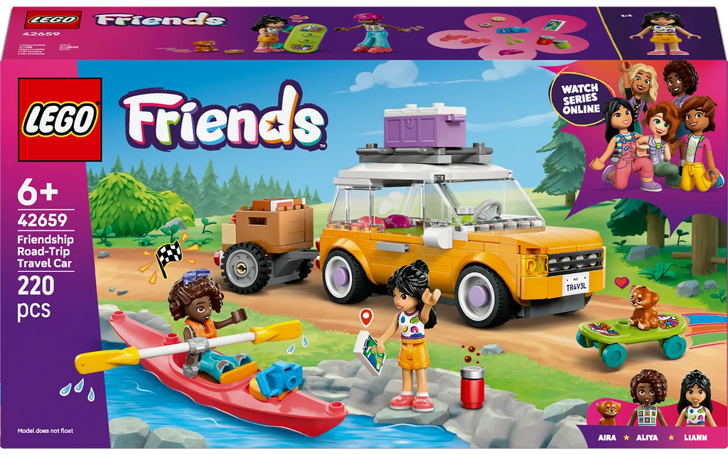LEGO Friends 42659 - Ystävysten hyvin varusteltu matka-auto