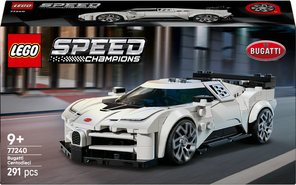 LEGO Speed Champions 77240 - Bugatti Centodieci hyperurheiluauto