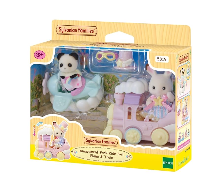 Sylvanian Families 5819 Huvipuiston juna- ja lentokone