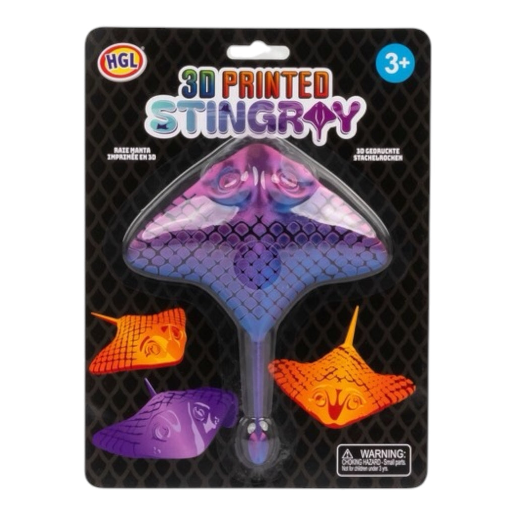 3D Printed Stingray fidget lelu