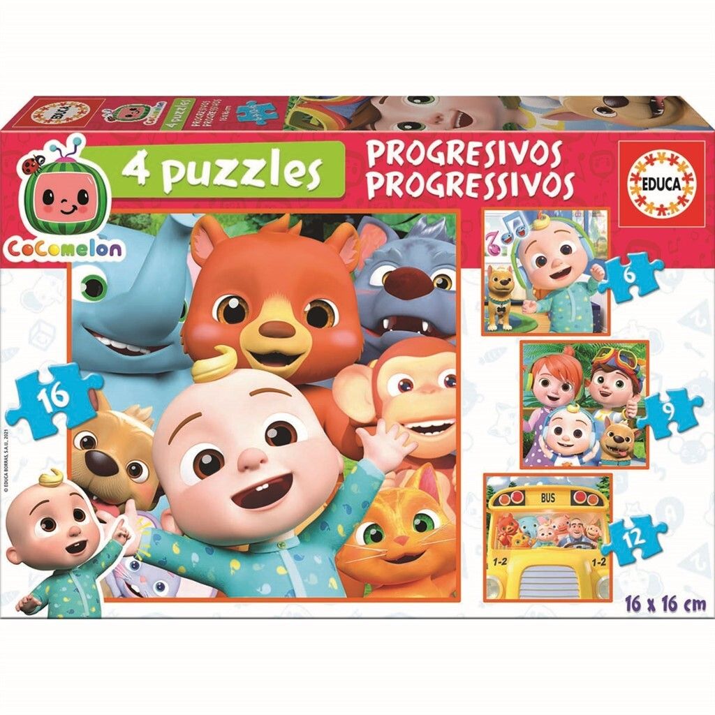 Educa Baby Cocomelon palapeli 6-9-12-16 palaa