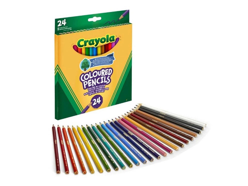 Crayola Coloured Pencils 24 Pcs - Puuvärikynät