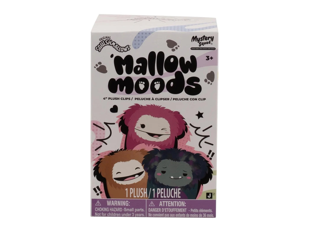 Squishmallows 10 cm Big Moods yllätysklipsipehmo