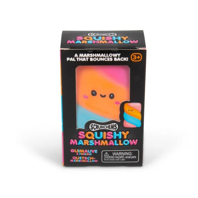 Scrunchems Marshmallow Squishy vaahtokarkki puristeltava stressilelu