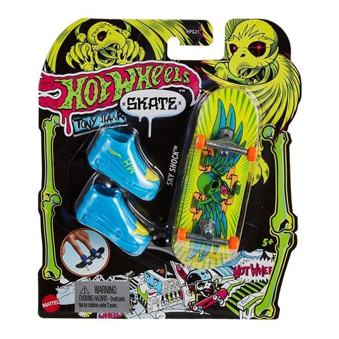Hot Wheels Skate Tony Hawk Fingerboard & Shoe 2 Pack sormiskeitti