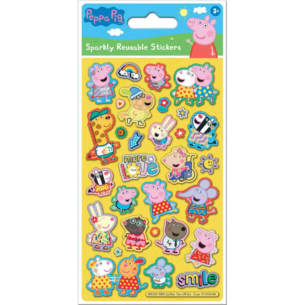 Pipsa Possu Tarrat -  Sparkly Reusable Stickers