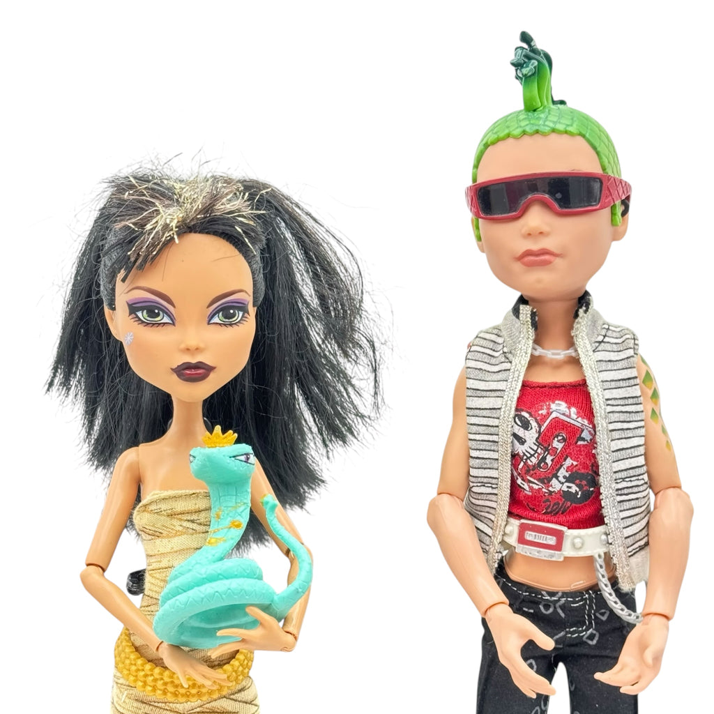 Monster High Cleo De Nile and Deuce Gorgon setti