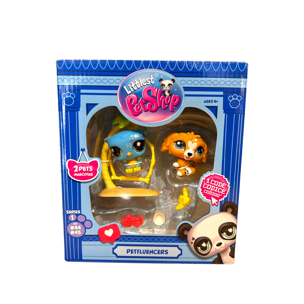 Littlest Pet Shop G7 Petfluencer Sunset Pals setti #044-045