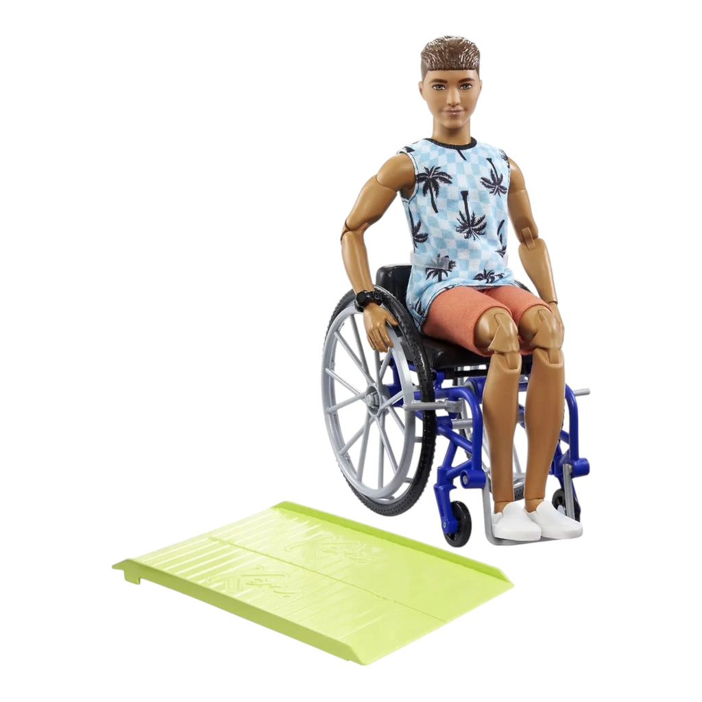 Barbie #195 Pyörätuoli Ken muotinukke