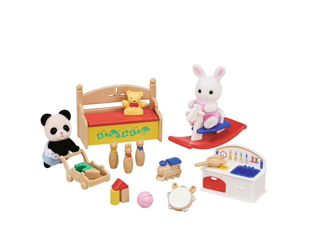 Sylvanian Families 5709 Lelulaatikko hahmoilla leikkisetti