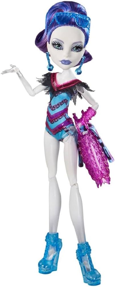 Monster High Beach Beasties/Swim Class Spectra Vondergeist nukke