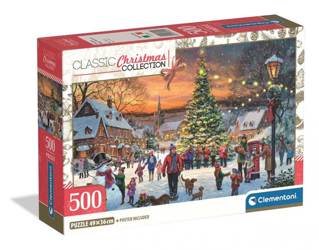 Clementoni Classic Christmas Collection - Christmas Magic Moments palapeli, 500 palaa