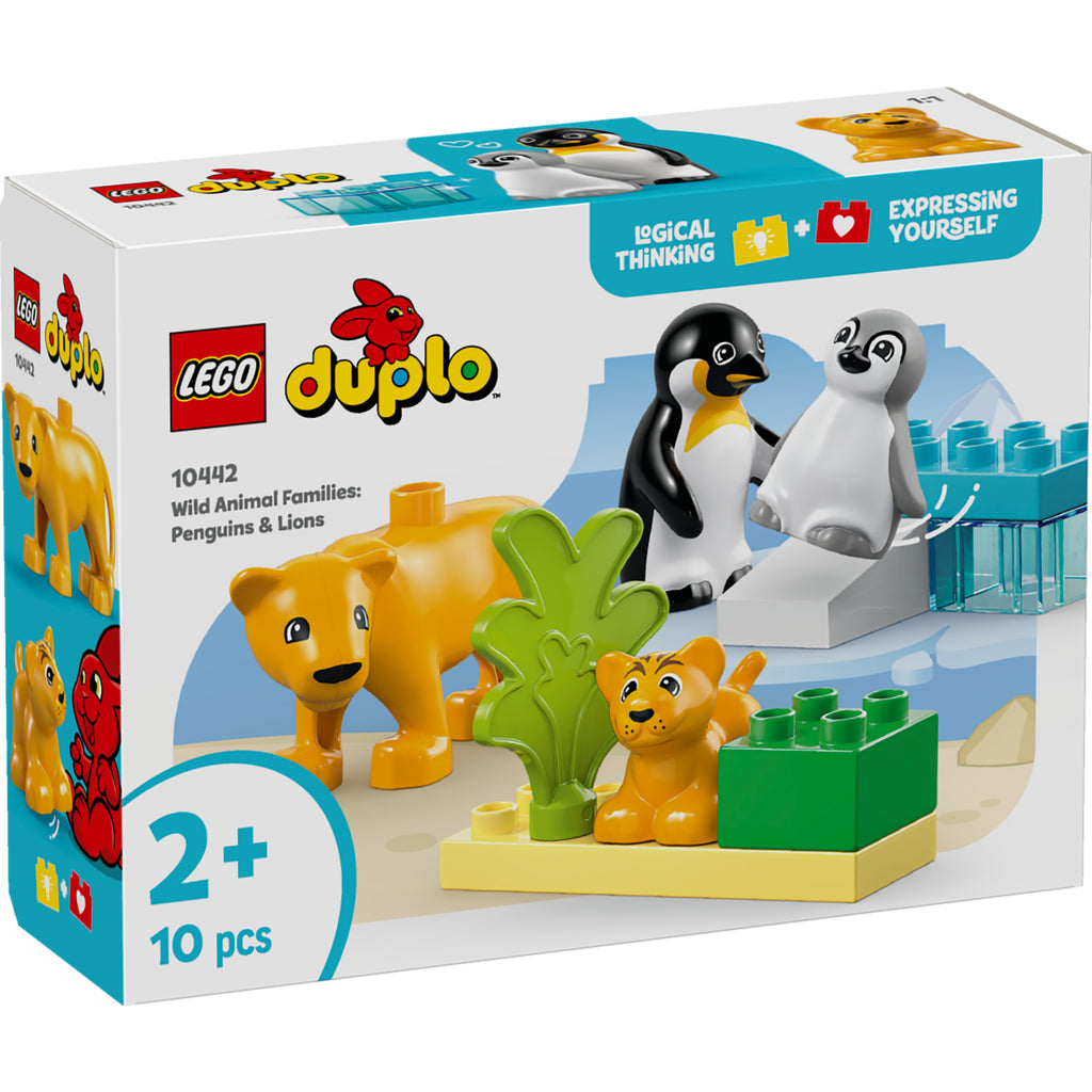 LEGO DUPLO Town 10442 Luonnoneläinperheet: pingviinit ja leijonat