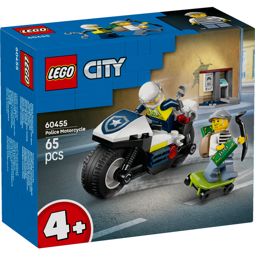 LEGO City Police 60455 Takaa-ajo poliisimoottoripyörällä