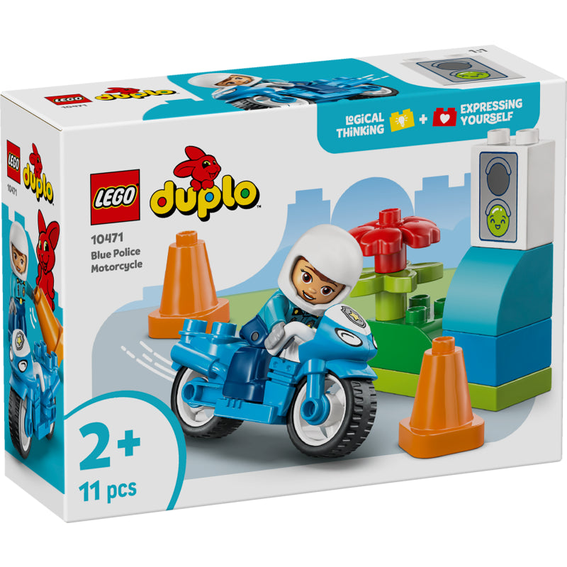 LEGO DUPLO Town 10471 Sininen poliisimoottoripyörä