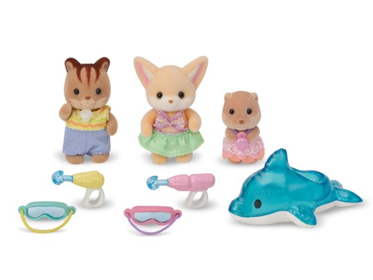 Sylvanian Families 5749 Kolmoset altaalla