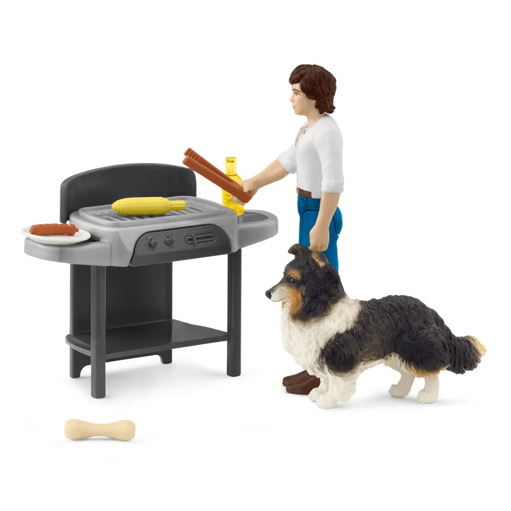 Schleich Pocket Set 42754 Barbecue with Tom
