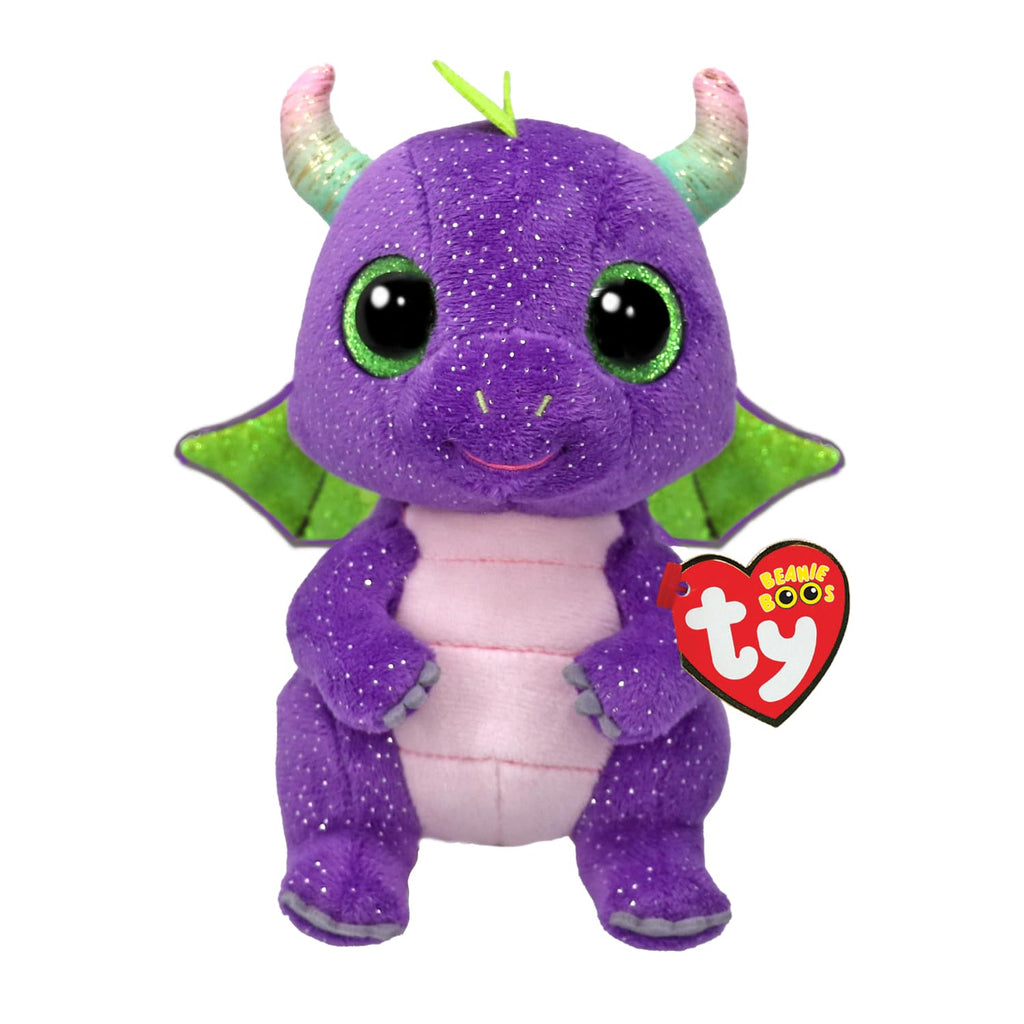 TY 37362 Beanie Boos Daphne - Purple Dinosaur reg