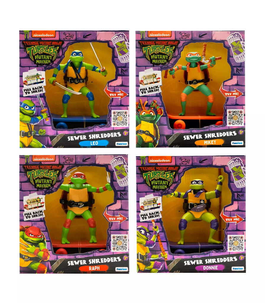 Turtle Mutant Mayhem Sewer Shredder Asst.