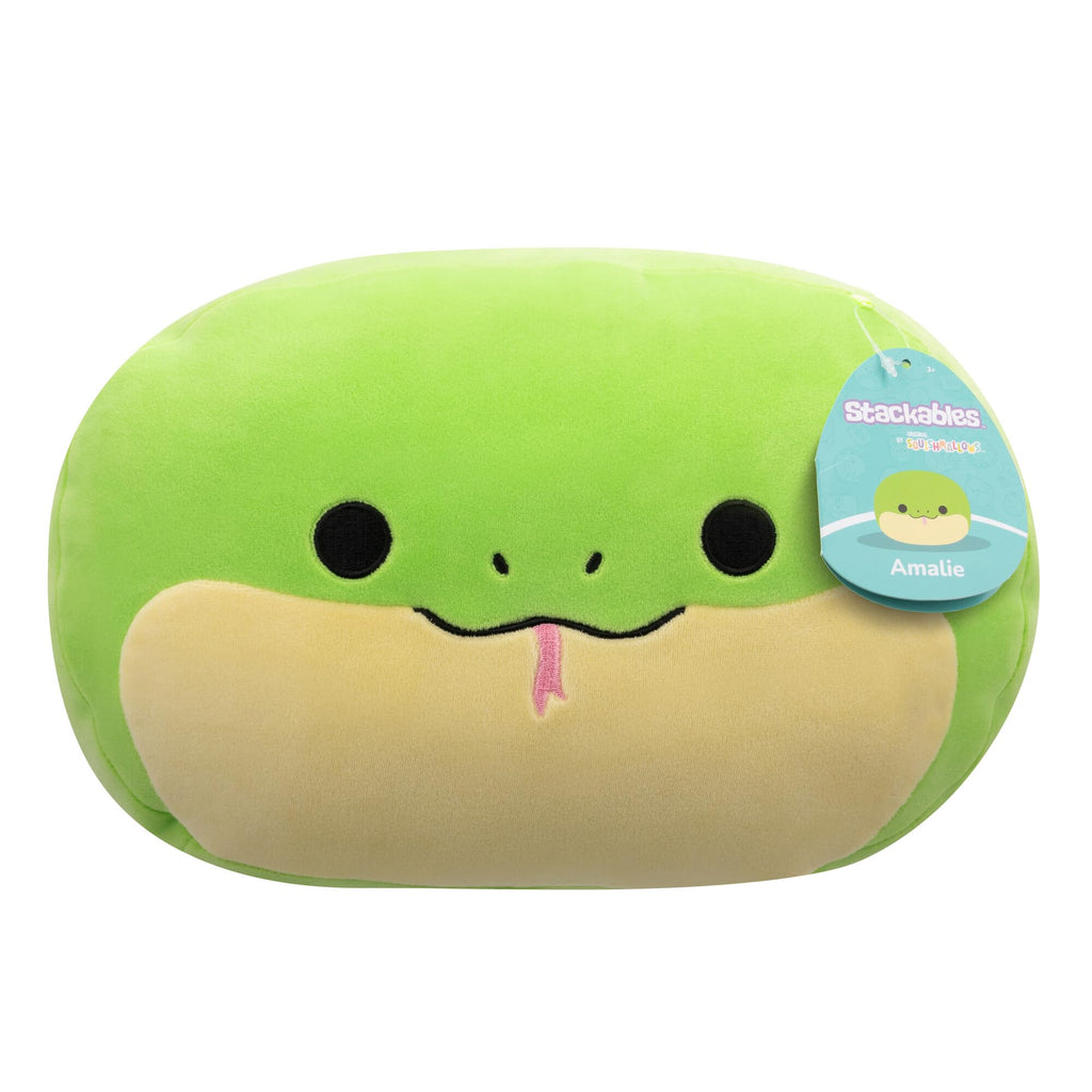 Squishmallows Stackables Amalie The Snake - Käärme, 30cm
