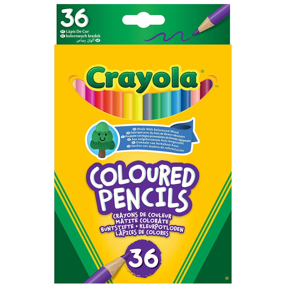 Crayola Eco Puuvärit 36 väriä