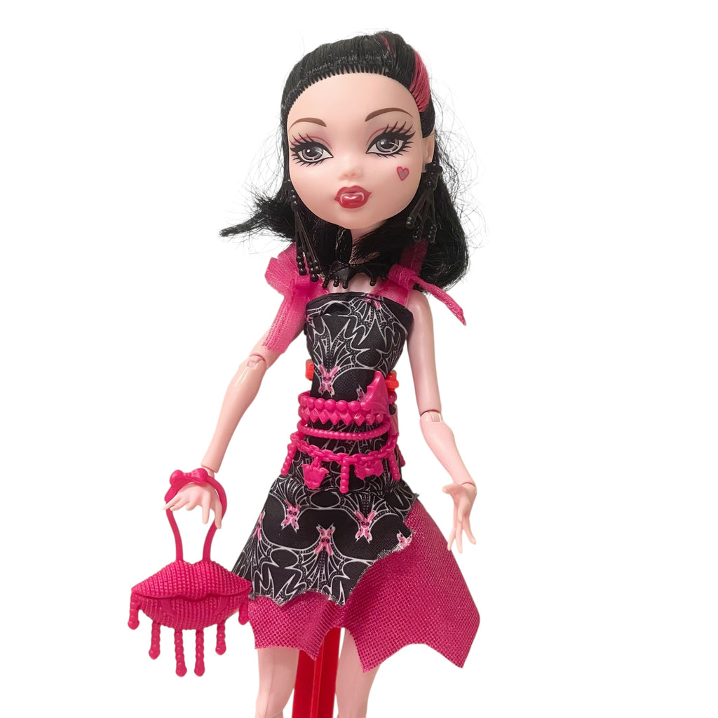 Monster High Frights Camera Action Black Carpet Draculaura nukke