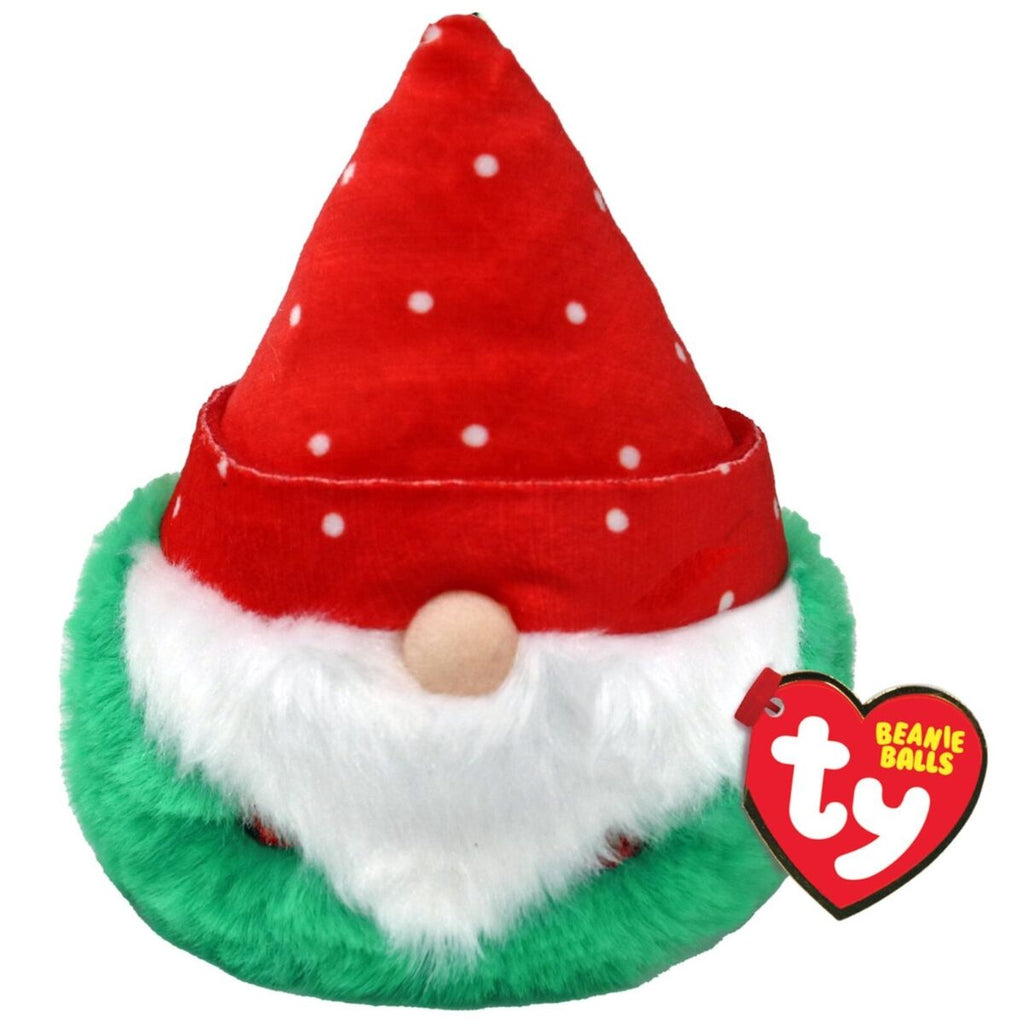 TY 42547 Beanie Boos TOPSY - red hat gnome ball pehmo